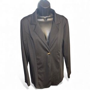 🧧 SHEIN Women’s Black One-Button Blazer EUC FINAL PRICE